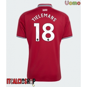 Manchester United Youri Tielemans #18 Prima Maglia 2026-27 Manica Corta